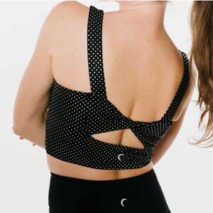 🖤Zyia Sports Bra 🩶 Girls Night Out - black & metallic silver